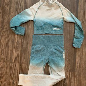 Gymshark ombre seamless set